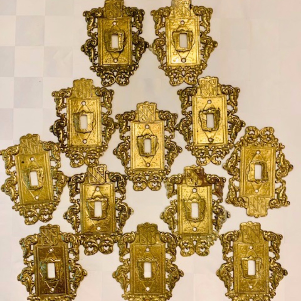 Metalcrafters Brass Single Switch Plates SOLD